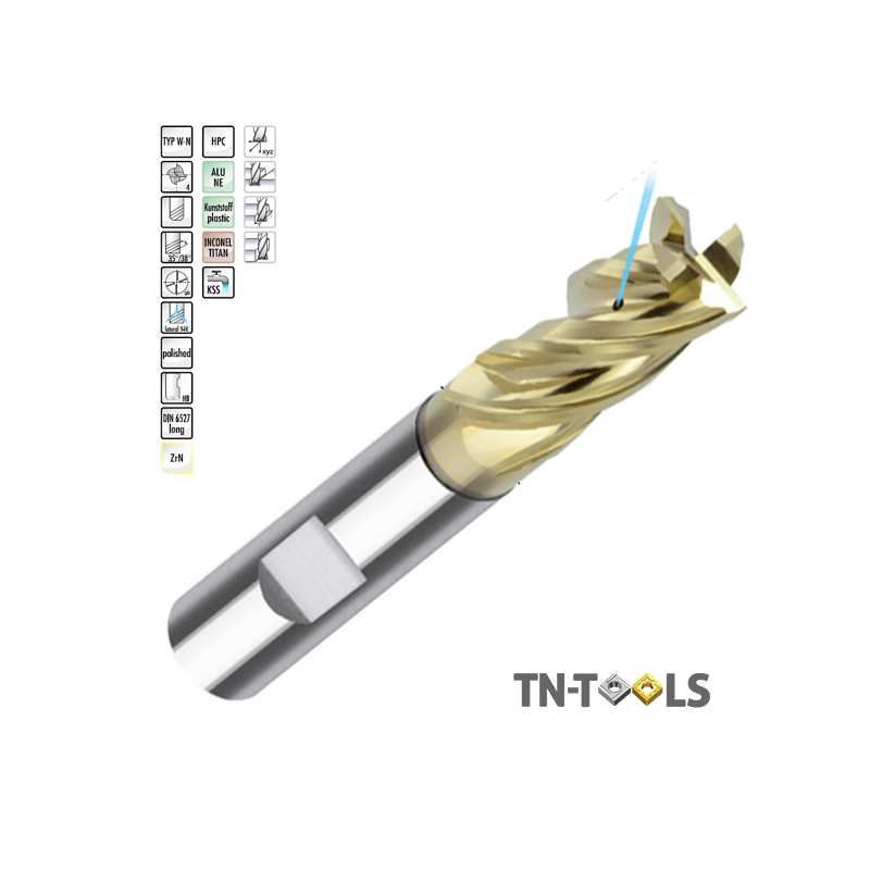 Carbide Bur 4 Cuts Helix 35º / 38º HB Refrigerated Carbide Bur 4 Cuts Helix 35º / 38º HB Refrigerated