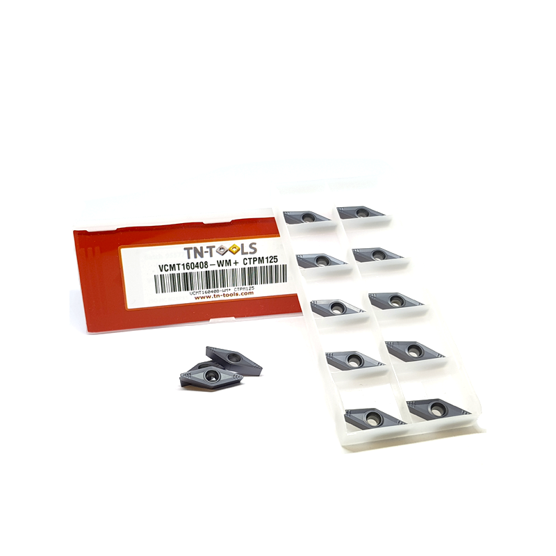 VCMT1604..- WM+ CTPM125 Placa de Torno Positiva VCMT1604..- WM+ CTPM125 Placa de Torno Positiva