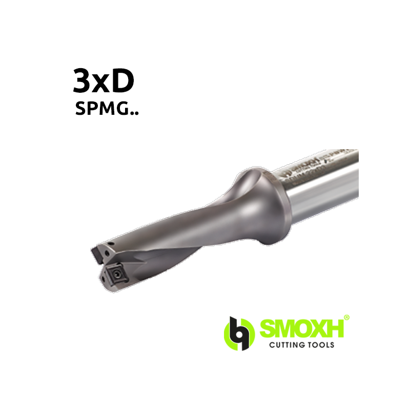 indexable Drill Holder 3xD with insert SPMG..