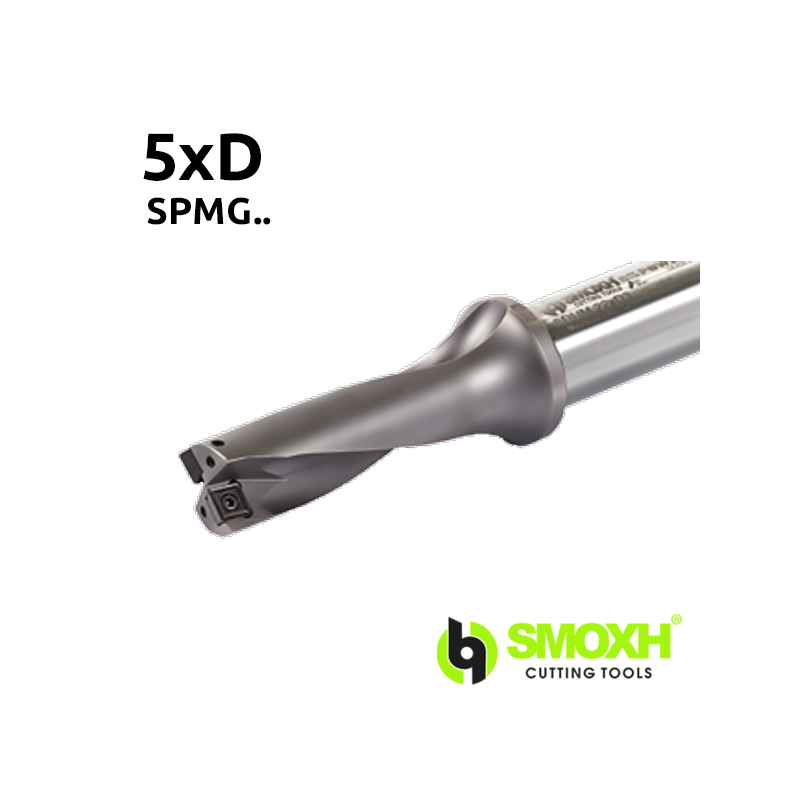 indexable Drill Holder 5xD with insert SPMG..