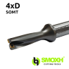 indexable Drill Holder 4xD with insert SOMT..