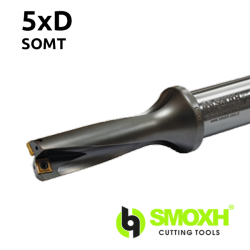 indexable Drill Holder 5xD with insert SOMT..