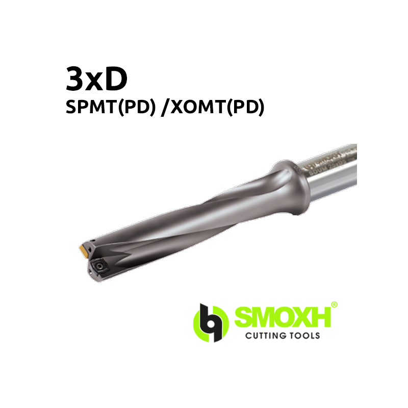 indexable Drill Holder 3xD with insert SPMT(PD) / XOMT(PD)..