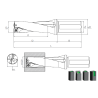 indexable Drill Holder 3xD with insert SPMT(PD) / XOMT(PD)..