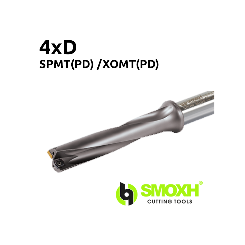 indexable Drill Holder 4xD with insert SPMT(PD) / XOMT(PD)..