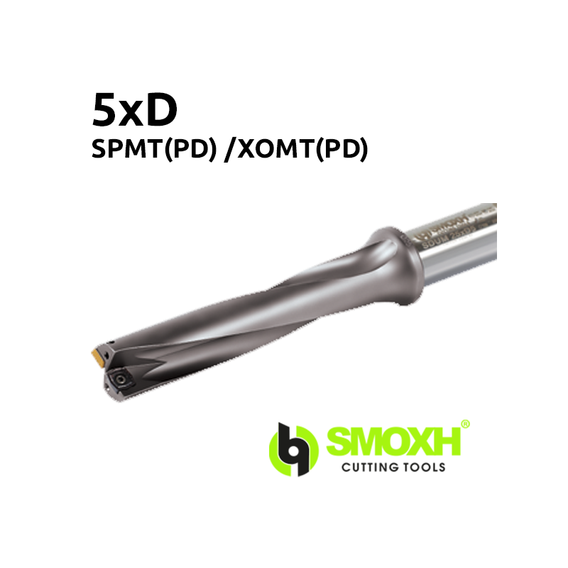 indexable Drill Holder 5xD with insert SPMT(PD) / XOMT(PD)..