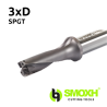 indexable Drill Holder 3xD with insert SPGT..