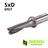 indexable Drill Holder 5xD with insert SPGT..
