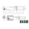 indexable Drill Holder 3xD with insert SOMX..