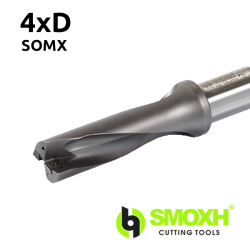 indexable Drill Holder 4xD with insert SOMX..