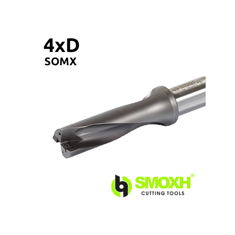 indexable Drill Holder 4xD with insert SOMX..
