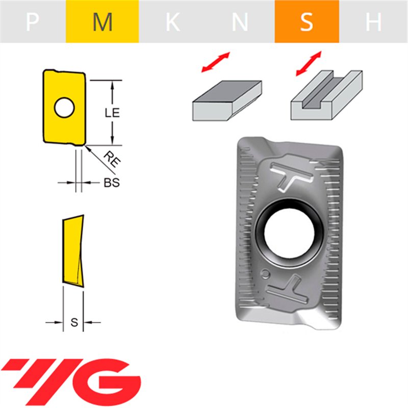 YG1 APKT...   Placa de Fresar