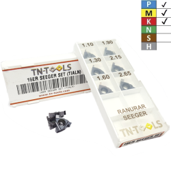 Kit 16ER Seeger TN-TOOLS Placa de Roscar Exterior