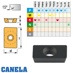 Canela ADMW 150308E   Placa de Fresar