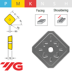 YG1 SDKN1203.. Placa de Fresar