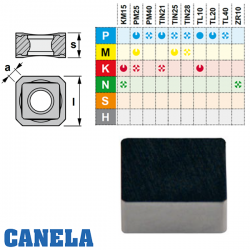 Canela SNUN 120408E Placa de Fresar