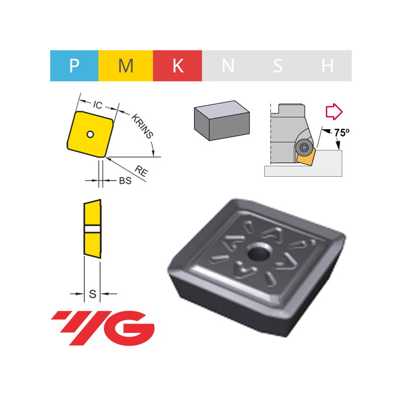 YG1 SPK .. YG602 Placa de Fresar YG1 SPK .. YG602 Placa de Fresar
