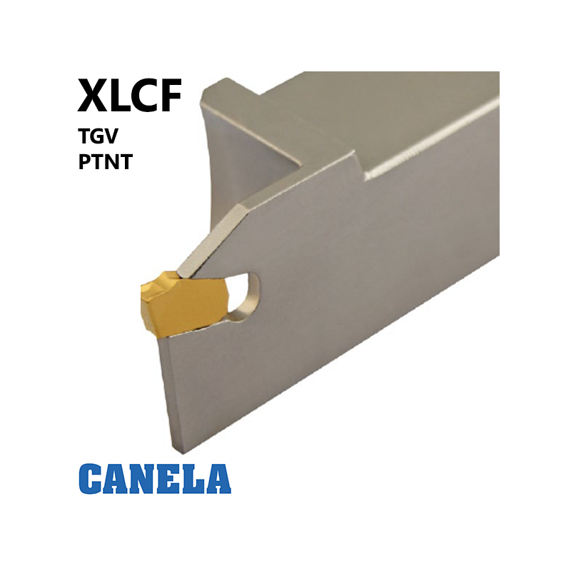 Canela-XLCF- Portaherramientas para tronzado y ranurado Canela-XLCF- Portaherramientas para tronzado y ranurado