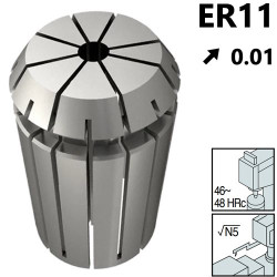 Pinzas de Sujección tipo ER11 Ultra Precision 0,01, con capacidad 1mm