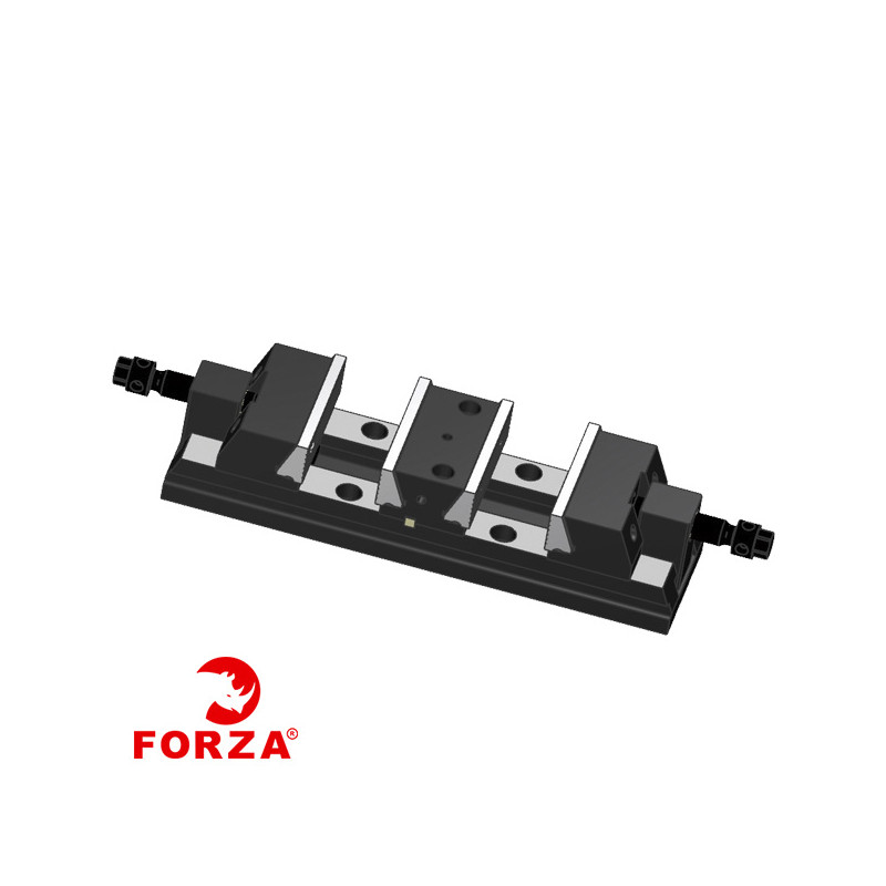 Mordaza doble para cubos paso 50 Serie 60D Mordaza doble para cubos paso 50 Serie 60D