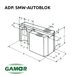 Mors doux pour mandrins de puissance adaptable SMW - AUTOBLOK