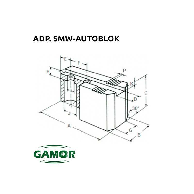Soft Jaws for Hydraulic Turning Chuck adaptable SMW - AUTOBLOK Soft Jaws for Hydraulic Turning Chuck adaptable SMW - AUTOBLOK