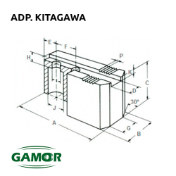 Mors doux pour mandrins de puissance adaptable KITAGAWA