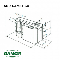 Soft Jaws for Hydraulic Turning Chuck adaptable GAMET GA