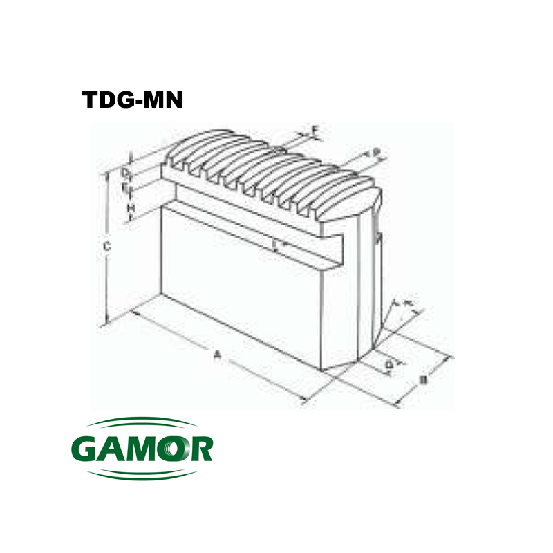 Mors doux pour mandrins de puissance adaptable TDG.MN Mors doux pour mandrins de puissance adaptable TDG.MN