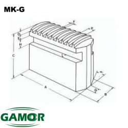 Soft Jaws Universal Turning Chuck Adaptable MK-G