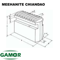 Mors doux pour mandrins de puissance adaptable MEEHANITE CHIANDAO