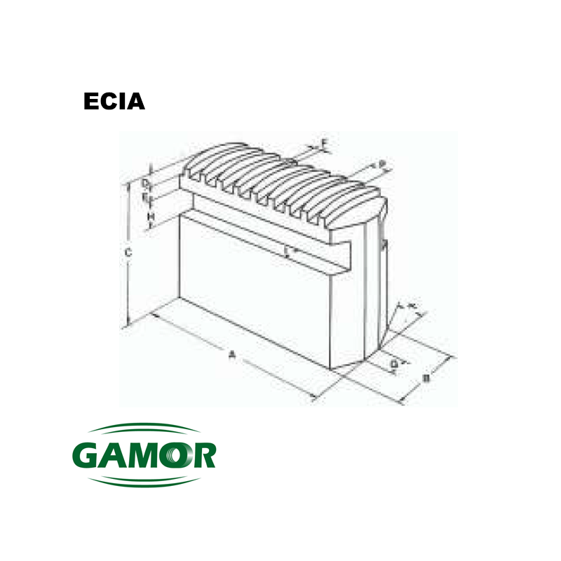 Soft Jaws Universal Turning Chuck Adaptable ECIA Soft Jaws Universal Turning Chuck Adaptable ECIA