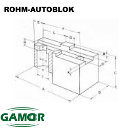 Mâchoires supérieur ROHM-AUTOBLOK 