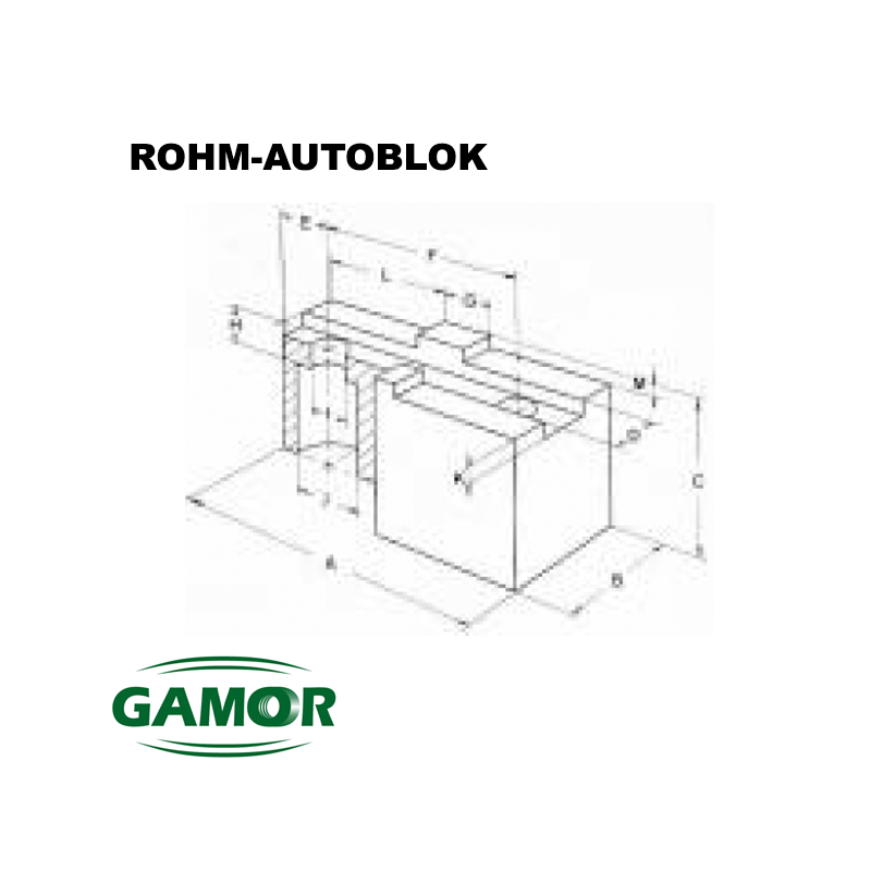 Top jaws-Soft tongue & groove jaws ROHM-AUTOBLOK 