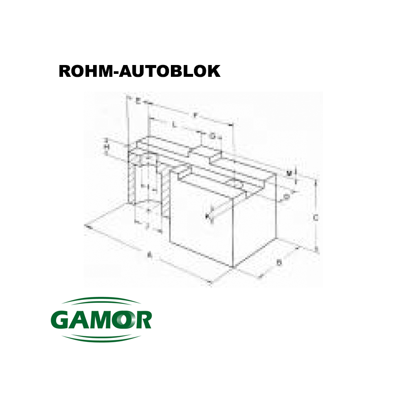 Top jaws-Soft tongue & groove jaws ROHM-AUTOBLOK Top jaws-Soft tongue & groove jaws ROHM-AUTOBLOK