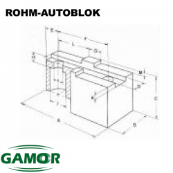 Top jaws-Soft tongue & groove jaws ROHM-AUTOBLOK 