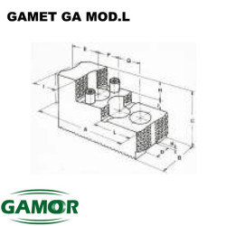 Hard jaws for power chucks GAMET GA