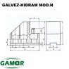 Mâchoires dures pour mandrins de puissance GALVEZ - HIDRAM MOD.N