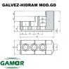 Hard jaws for power chucks GALVEZ - HIDRAM MOD. GD