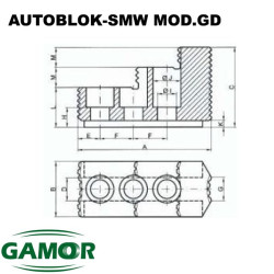 Garras Duras adaptables a los platos hidraulicos AUTOBLOK  SMW MOD. GD
