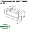 T-nuts for pneumatic and hydraulic chucks N° 24 / N° 25