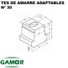 Tes de amarre adapables a platos neumáticos e hiráulicos N° 26 - E / N° 30