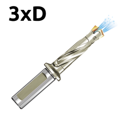 3xD Interchangeable Tip Drill