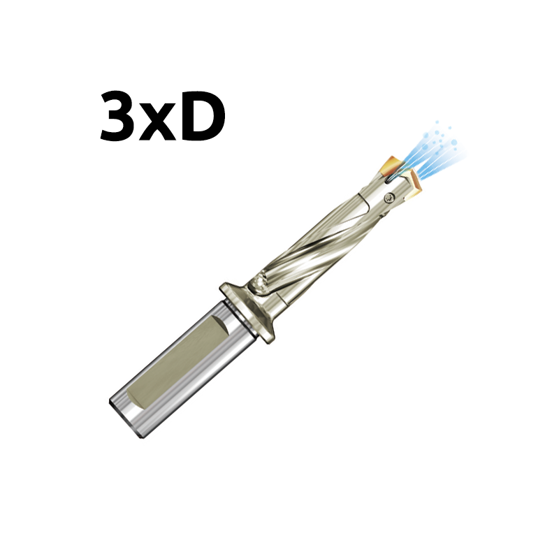 3xD Interchangeable Tip Drill