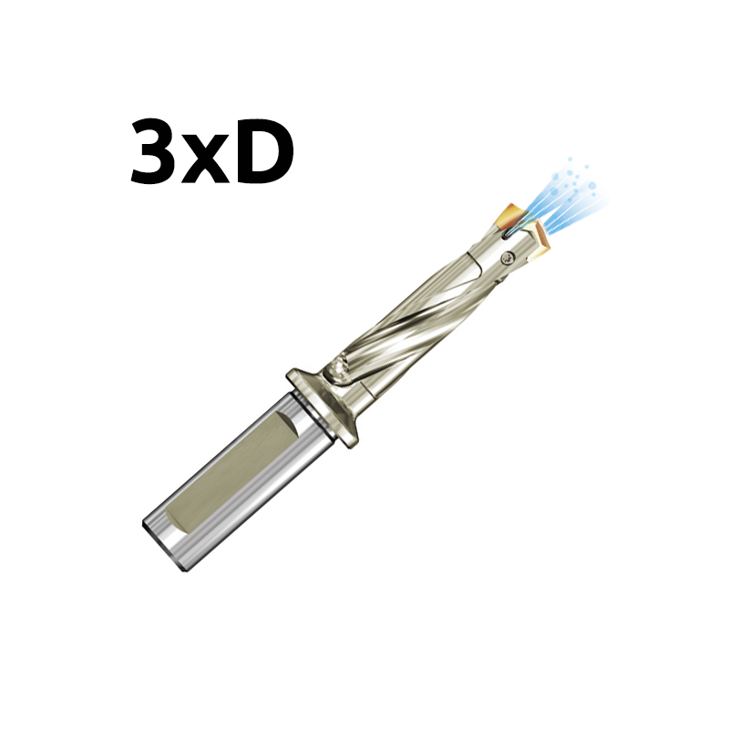 3xD Interchangeable Tip Drill 3xD Interchangeable Tip Drill