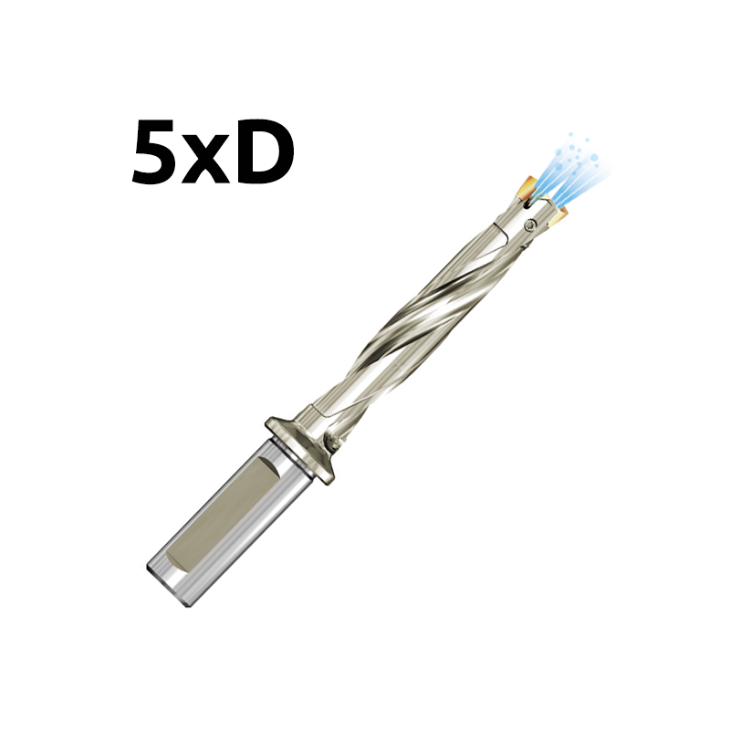 5xD Interchangeable Tip Drill