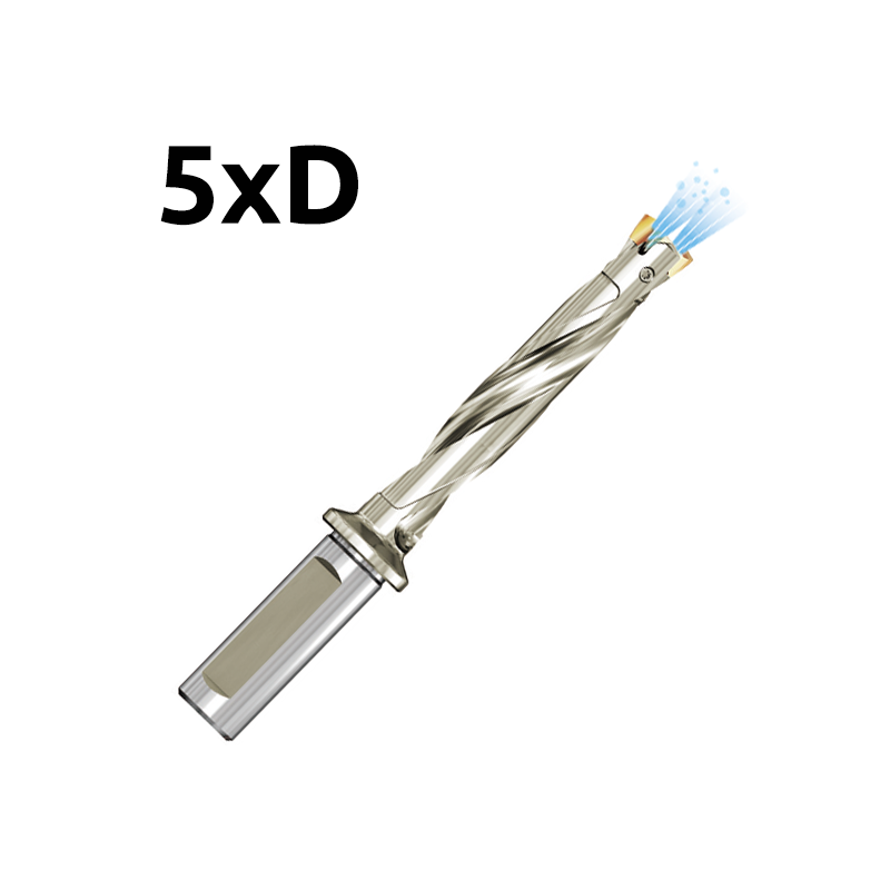 5xD Interchangeable Tip Drill 5xD Interchangeable Tip Drill