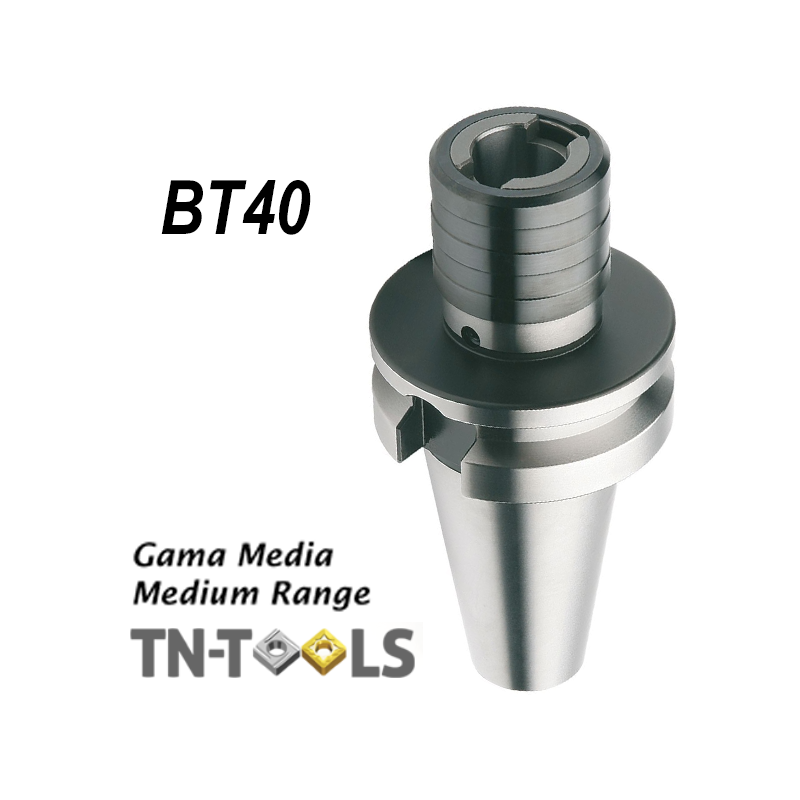 Cono Roscador MAS403 BT40 de cambio rápido en pinzas para machos Gama Media Cono Roscador MAS403 BT40 de cambio rápido en pinzas para machos Gama Media