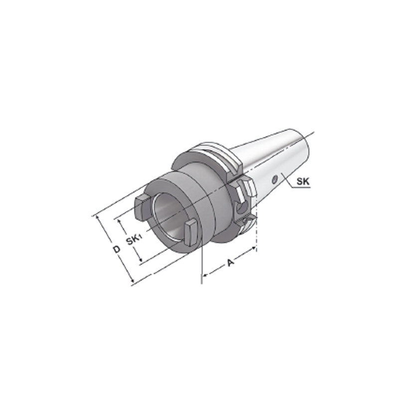 Cono Reductor BT40 ISO Gama Media