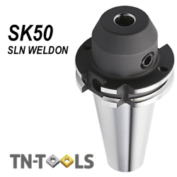 Cono Portafresas DIN69871 SK50 tipo Weldon SLN